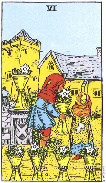 Six of Cups tarot card